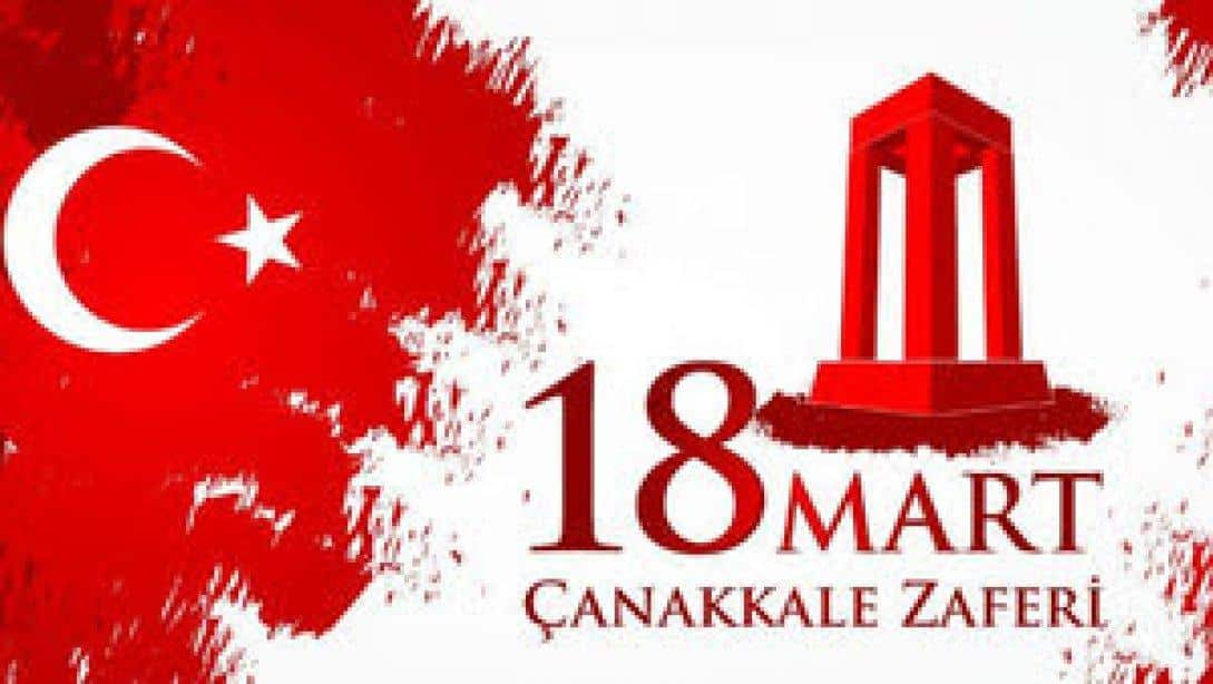 18 Mart Çanakkale Zaferi'nin 108'inci yıl dönümünde başta Gazi Mustafa Kemal Atatürk'ü, tüm şehitlerimizi ve gazilerimizi rahmet, minnet ve saygıyla anıyoruz.